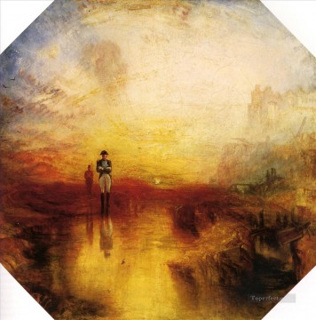 ジョセフ・マロード・ウィリアム・ターナー Painting - 追放者とカタツムリのロマンティック・ターナー